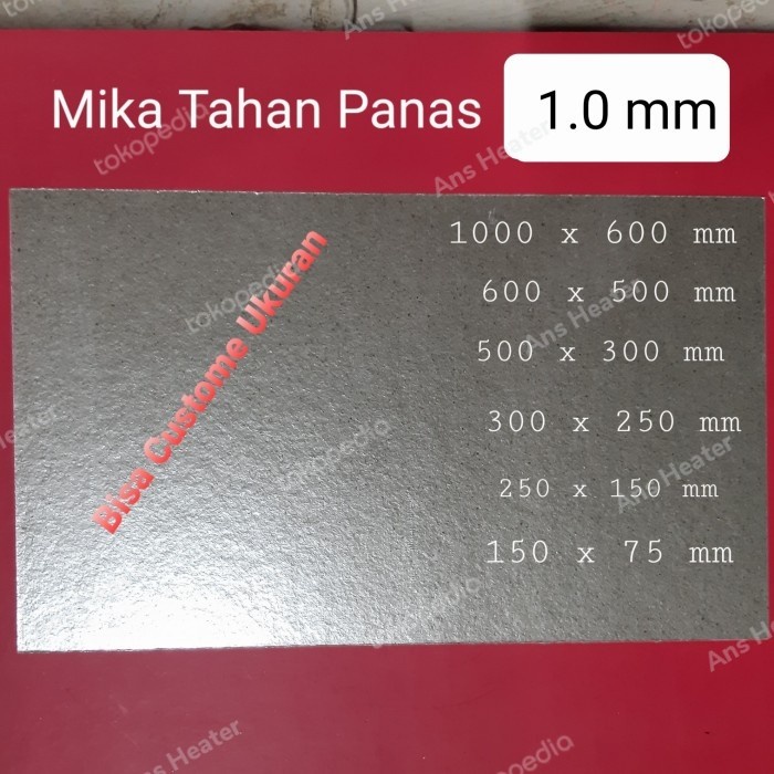 Ins Isolator Mika Tahan Panas Tebal 1.0 Mm Bisa Custome Ukuran