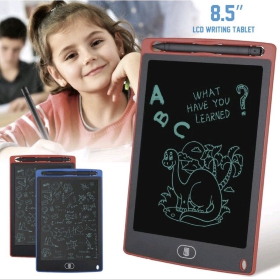 LCD writing tablet 8'5 inch drawing pad anak