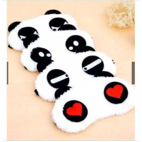 Penutup Mata Motif Karakter Panda Sleeping Eye Cover Cute Panda Kacamata Tidur Lucu