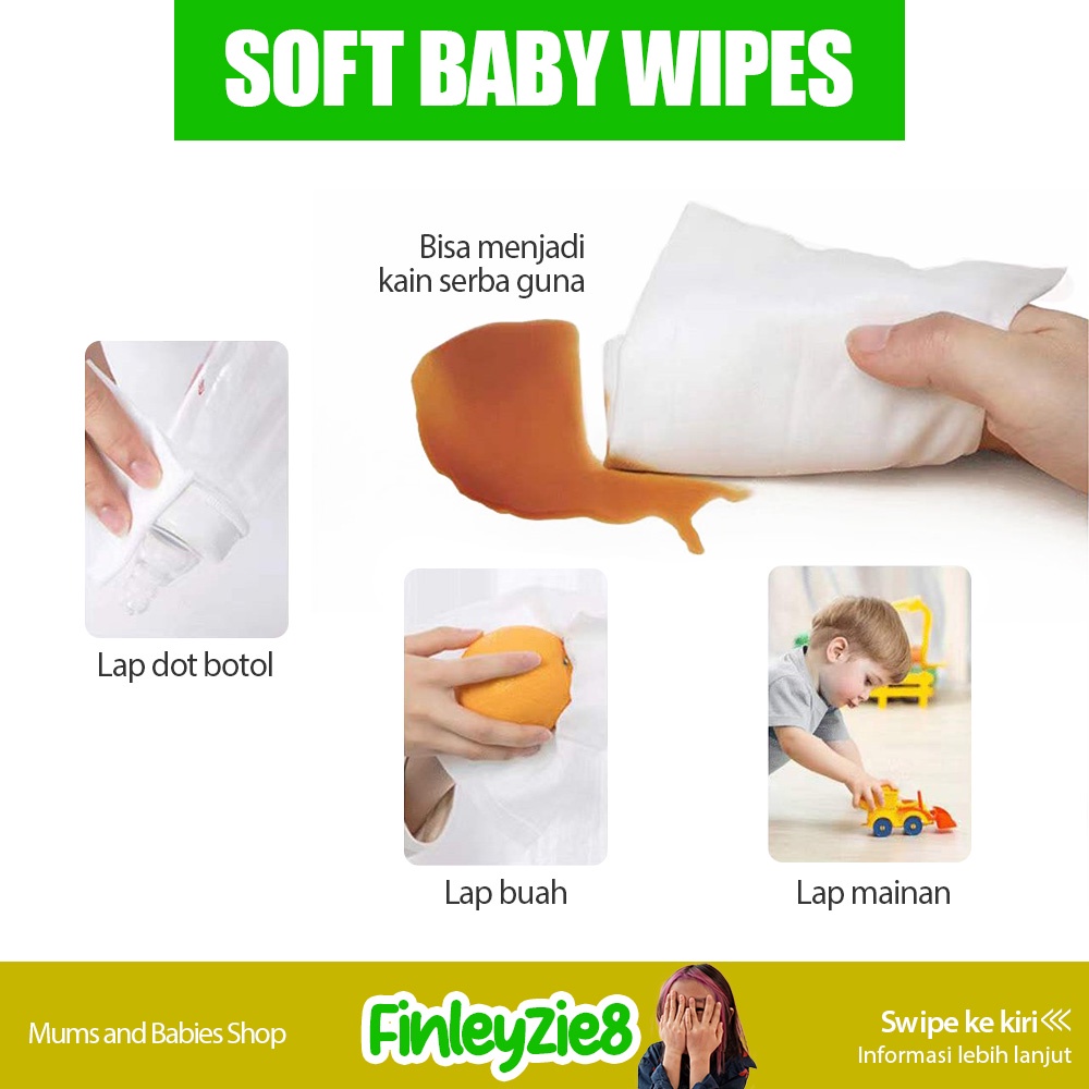 Tisu Basah Bayi Organik Tisu Basah Bayi Baru Lahir Tisu Basah 80pcs/1 paket