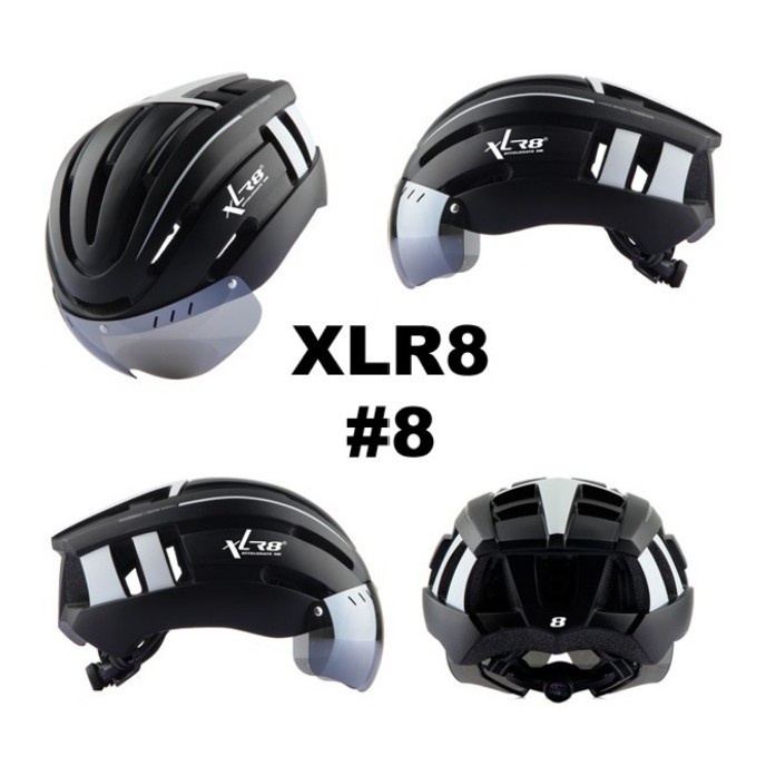 HELM SEPEDA XLR8 8 VISOR