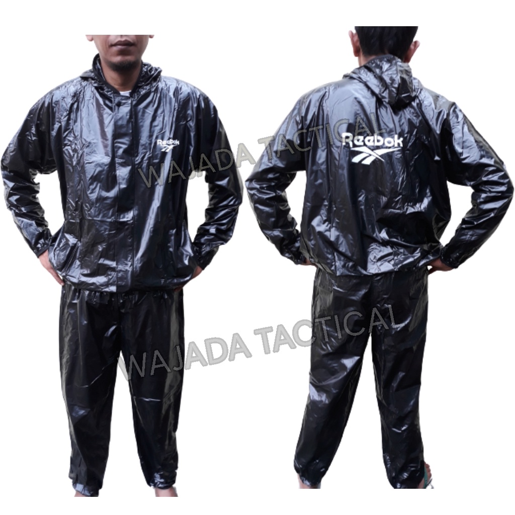 Sauna Suit | Setelan Jaket Olahraga Sport Unisex Pria Wanita Jas Hujan