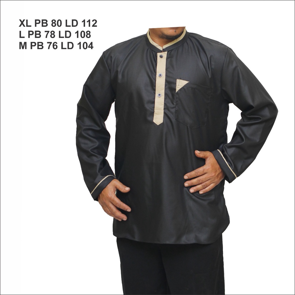 baju koko kurta dewasa katun