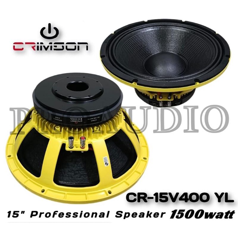 Speaker Komponen Crimson CR 15V400 Original CR 15 V400 YL General SPK