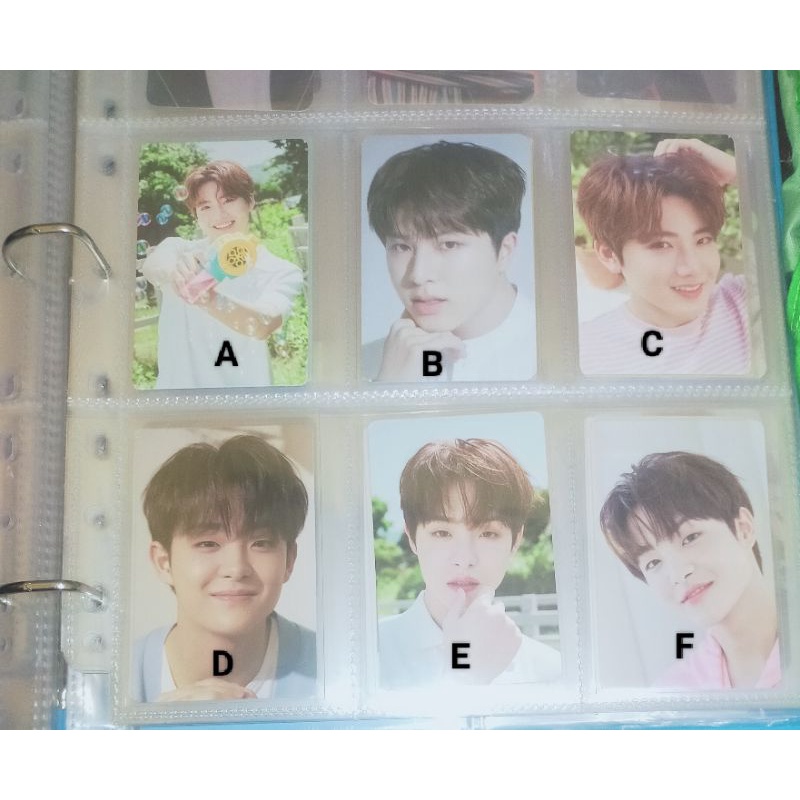 Photocard PC Manyo Official Junghwan, Jihoon, Junkyu Treasure