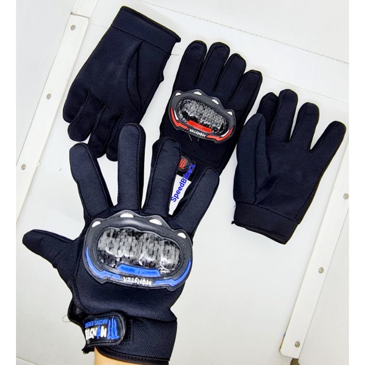 Sarung Tangan Kain + Batok Carbon Monster Universal Serba Guna / Sarungan Tangan Kerja