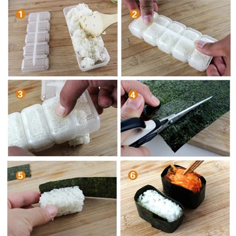 BIANCA - Cetakan Bento Sushi Bentuk Panjang