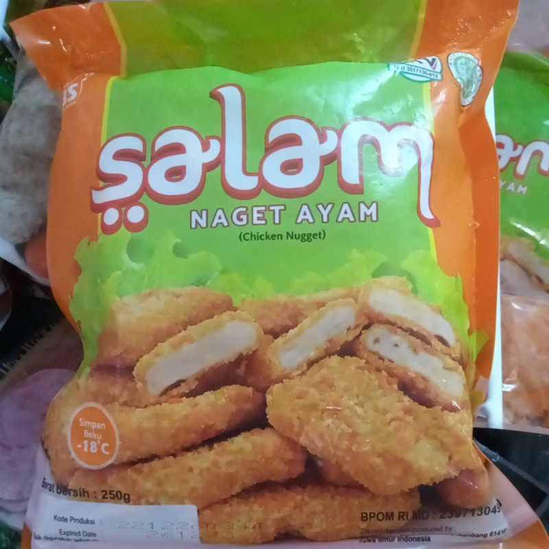 

Nugget ayam Salam netto 250gr