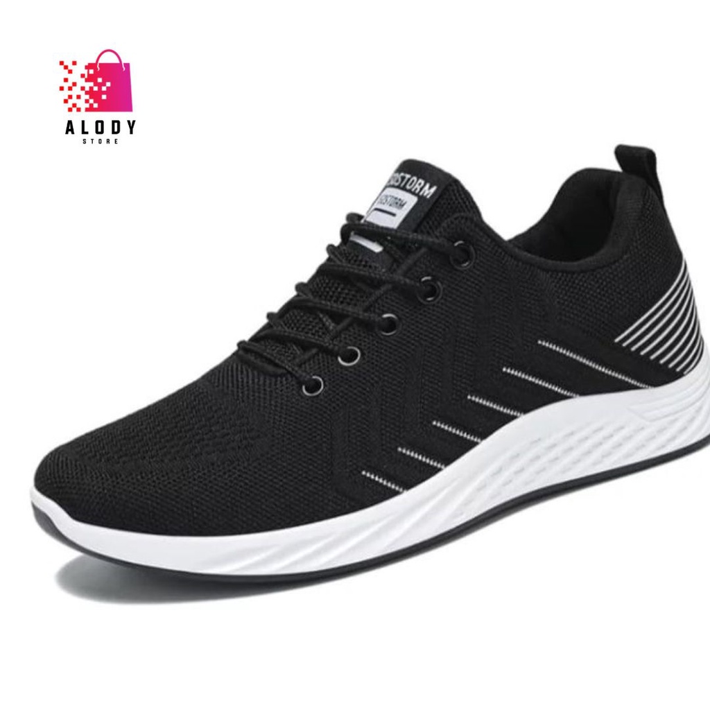 Sepatu Sneakers Sport Pria Sostrom Sporty Kekinian /Alody Collection