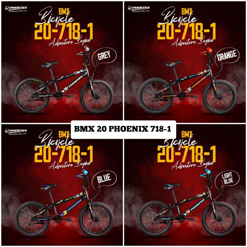 SEPEDA ANAK BMX 20 INCH PHOENIX ORIGINAL UNTUK ANAK USIA 8-12 TAHUN TERMURAH BUKAN PASIFIC UNITED