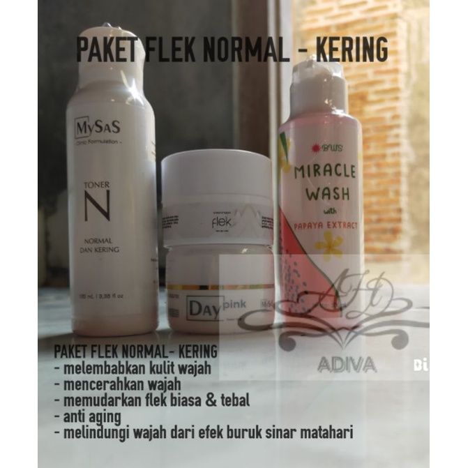 MYSAS PAKET FLEK/ PAKET FLEK KULIT NORMAL - KERING