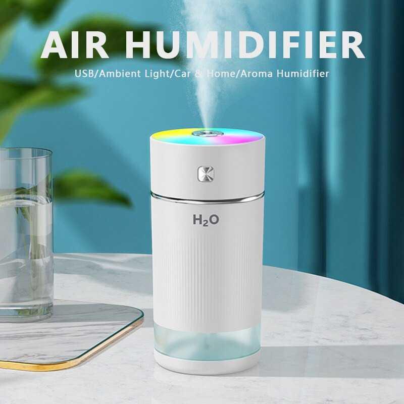 FENGZI Air Humidifier Colorful Lights USB Rechargeable 240ml - FZ010