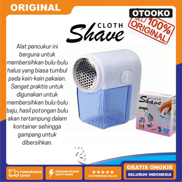 Alat Penghilang Pencukur Bulu Benang wool Baju Pakaian Cloth Shaver