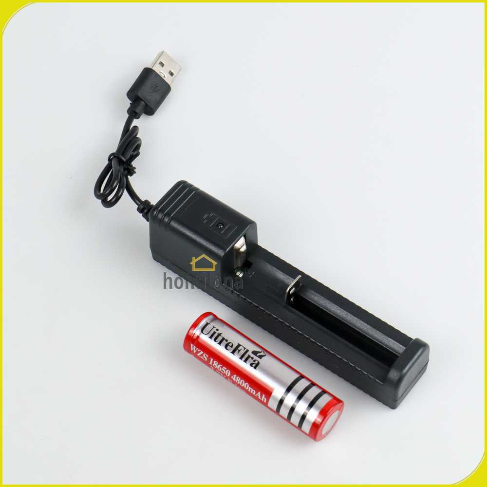 TaffLED Green Beam Laser Pointer 1MW 532NM Baterai+Charger - YL-301