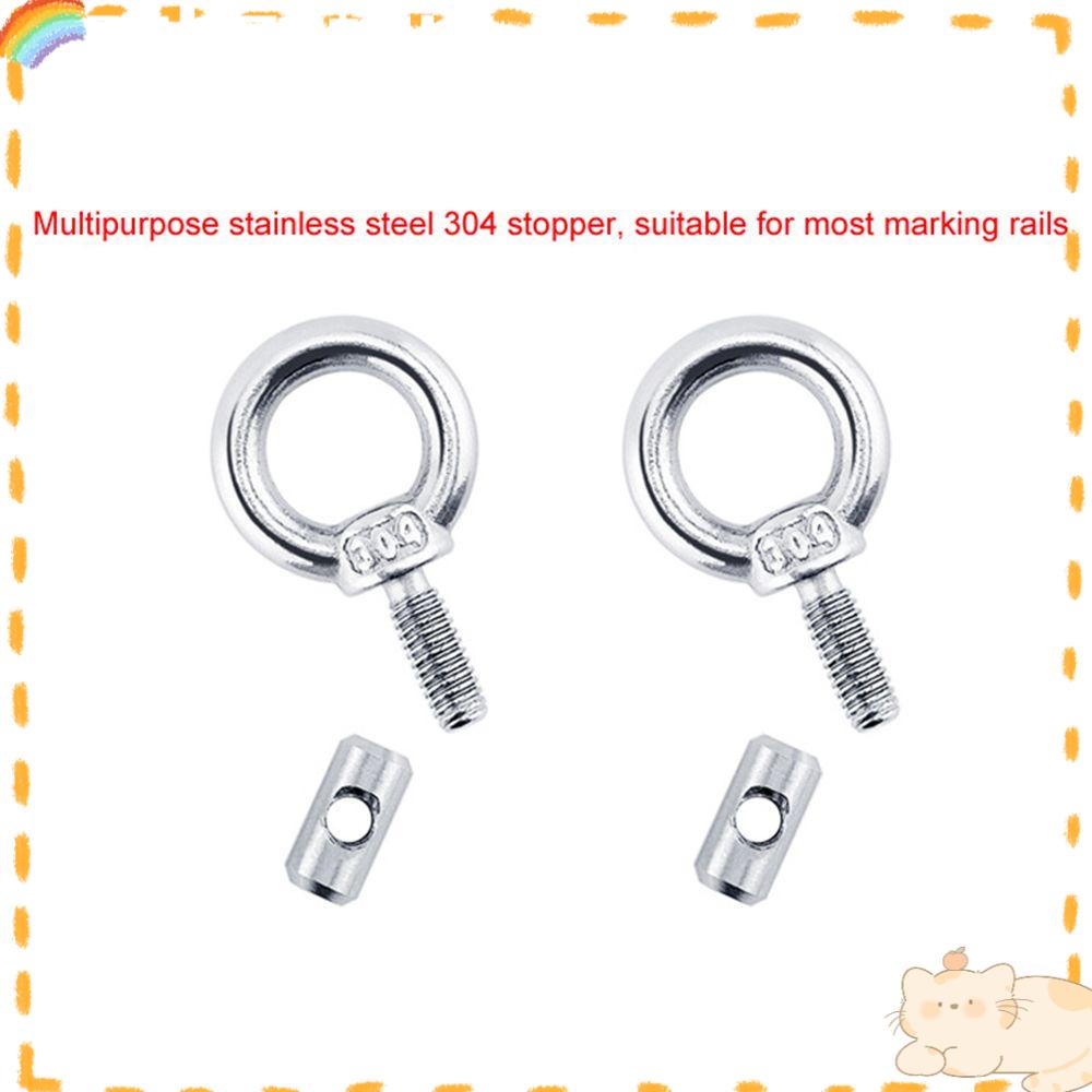 Solighter AWNING Rail STOPPERS Serbaguna Caravan Motorhome Kemping Angkat Mata Mur Rel Track Sekrup