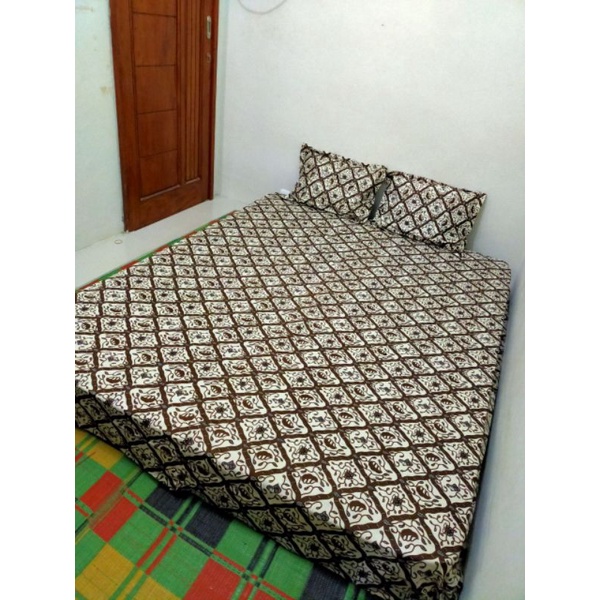 SPREI BATIK PRINTING MOTIF SIDOMUKTI ASLI PEKALONGAN UKURAN