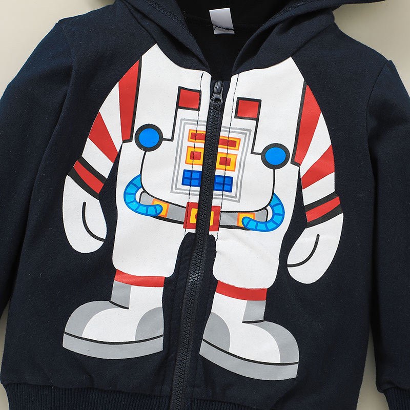 9-24 bln | Jaket Sweater Anak Hoodie Coat Jacket Anak Karakter Laki-laki Pakaian Bi