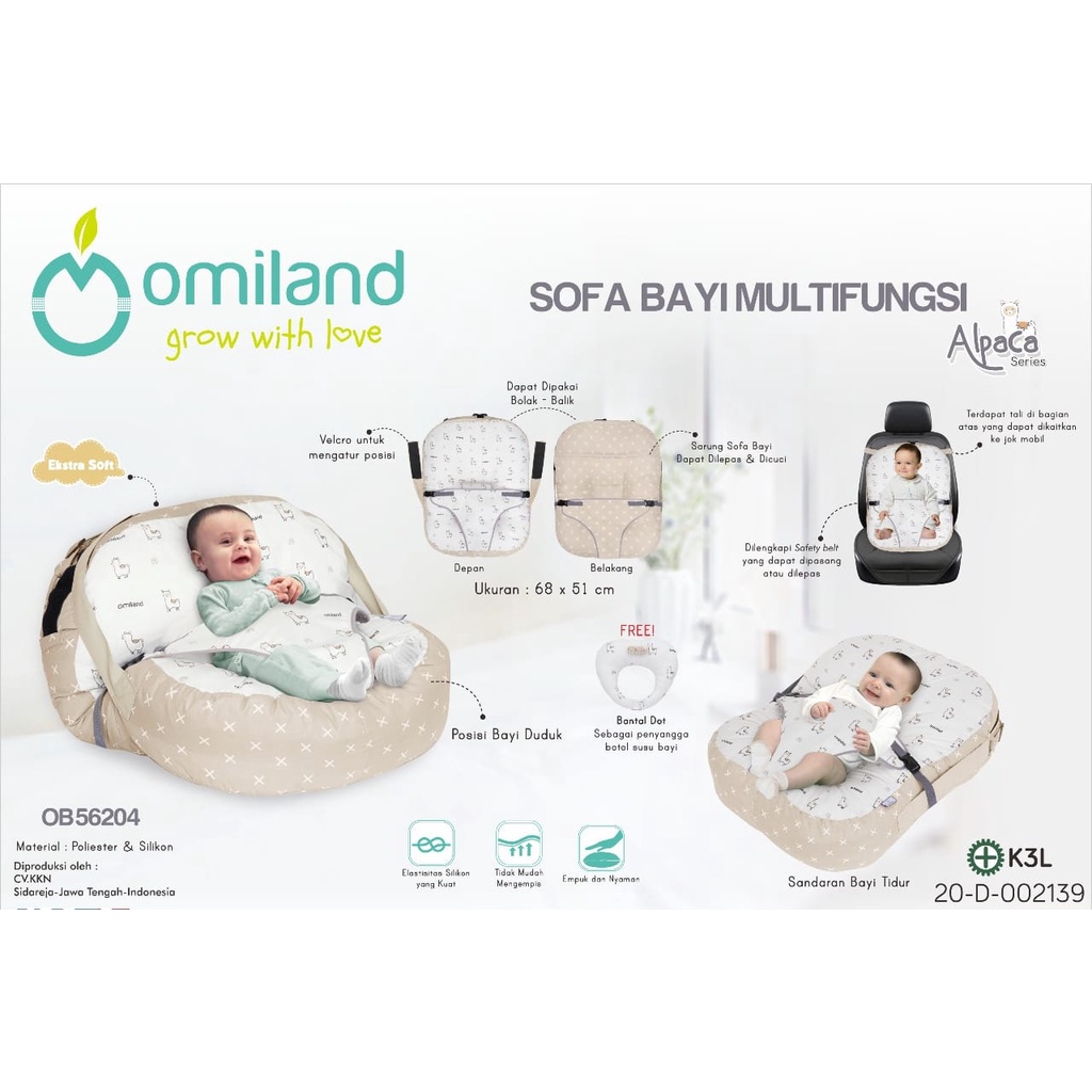 MOMS_ Omiland Sofa Bayi // Sofa Multi Fungsi Alpaca Series