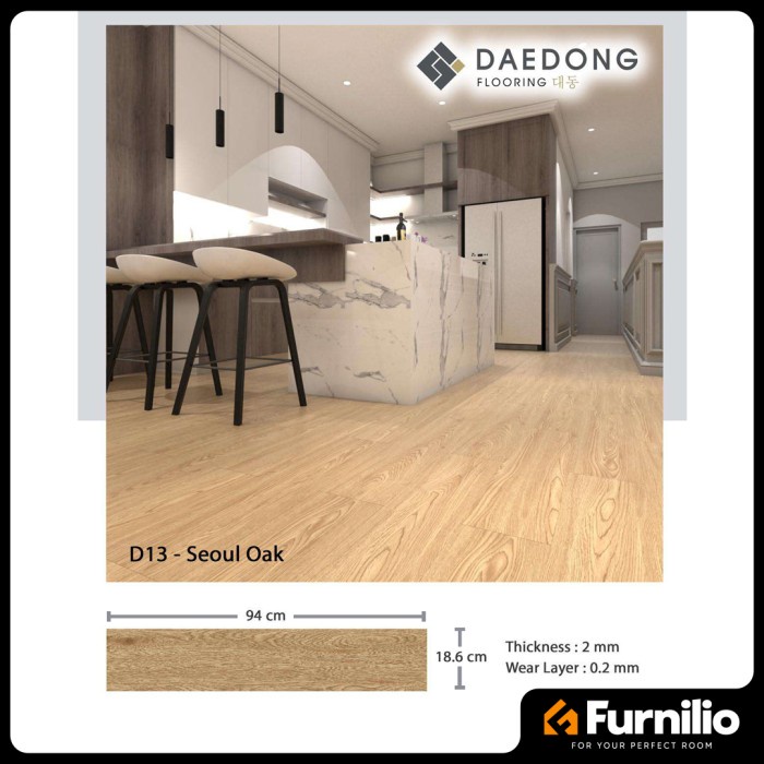 Lantai Lantai Vinyl 2Mm Daedong
