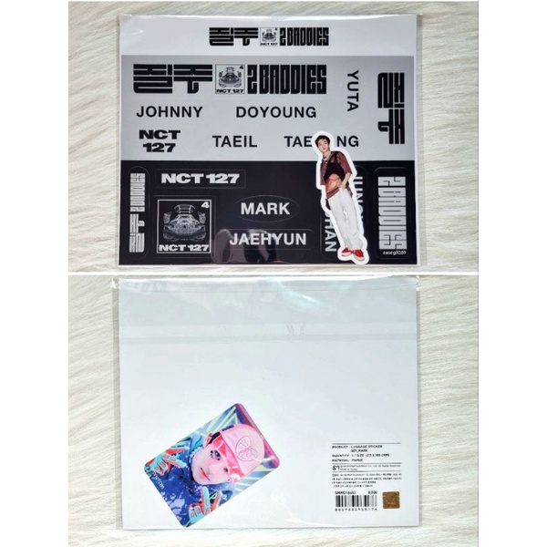 NCT 127 2 Baddies Luggage Sticker set Mark (sealed)