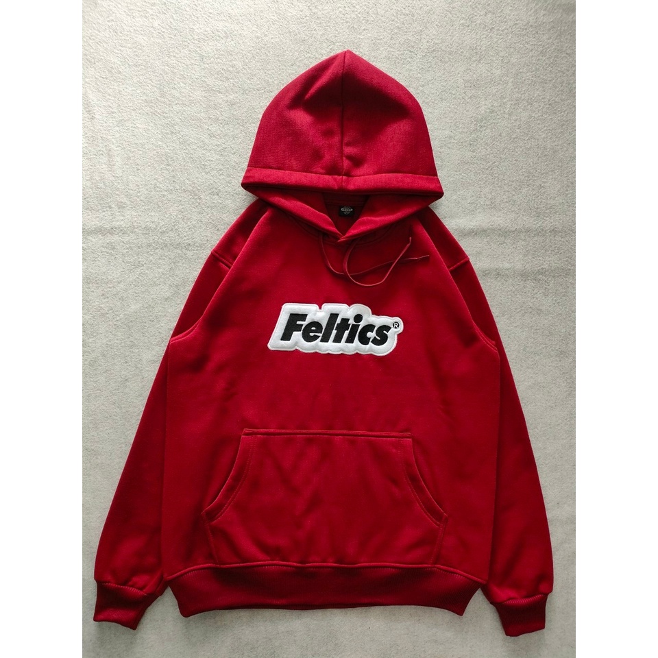 Feltics emblem bordir / jaket hoodie distro unisex / hoodie pria wanita terbaru 2023