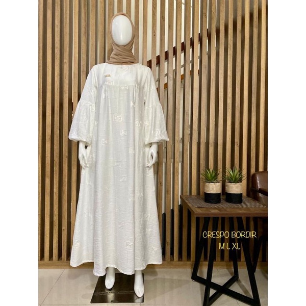 Gamis Wanita Terbaru Original Kamari , Gamis Crespo Bordir Gamis Muslimah.
