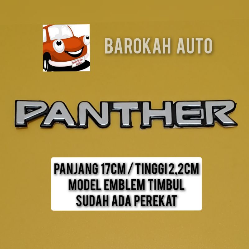 panther emblem logo tulisan panther lama harga satuan