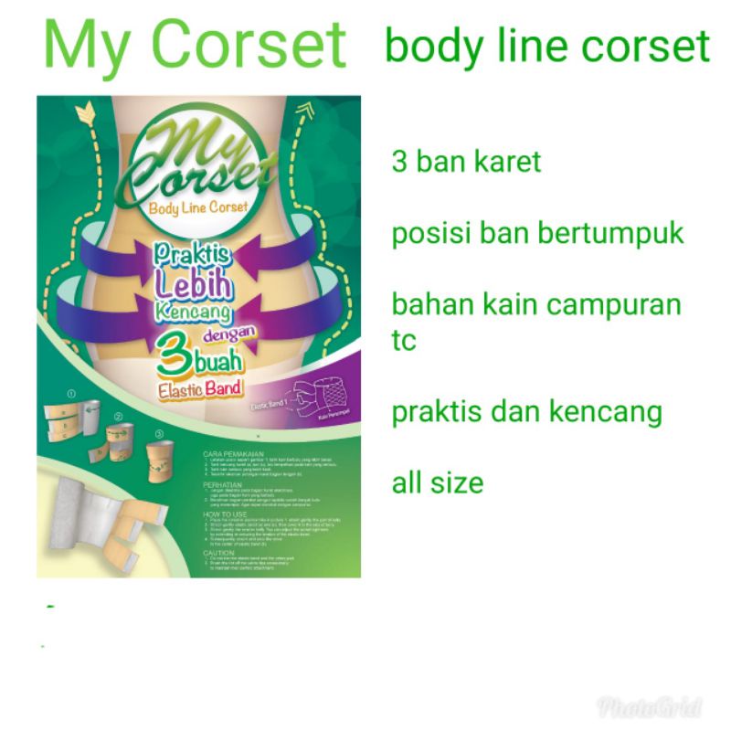 My Corset XL Jumbo / All size...Gurita Rekat ibu