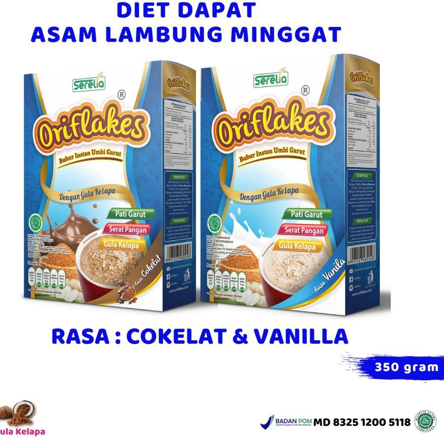 

Promo[KI3]-Oriflakes Slim Diet Sereal Umbi Garut Asam Lambung Gerd Maag oriflakes slimy