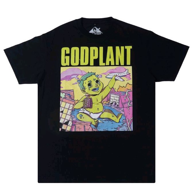 Ready Stock - Tshirt GODPLANT - TURBULENSI