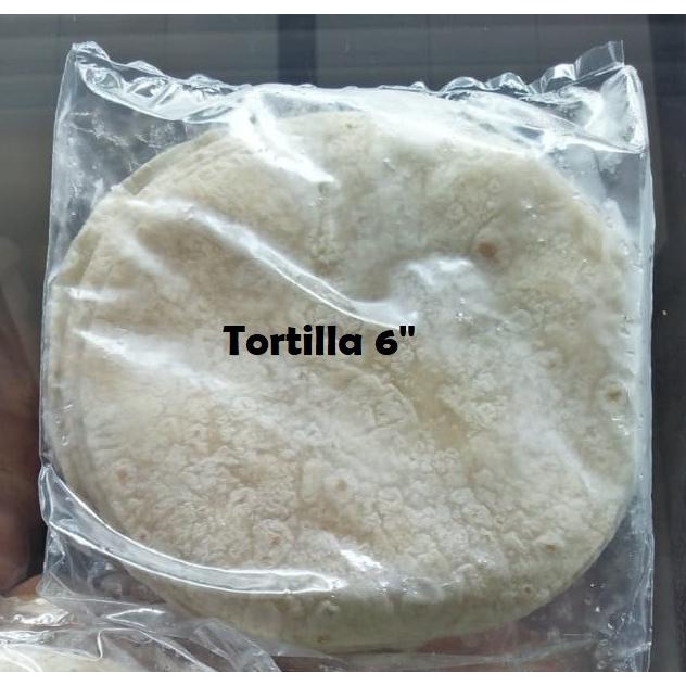 

Tortilla Snack Flour 6" - Tortila Kulit Kebab Ukuran Kecil
