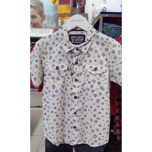 Kemeja Lengan Pendek Anak Laki Laki Pito Dito