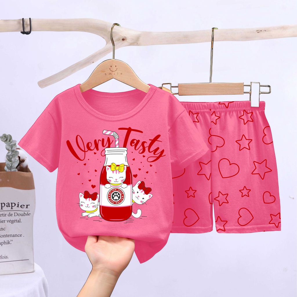 VALMELO SETELAN ANAK CEWEK/BAJU BAYI PEREMPUAN/BAJU ANAK PEREMPUAN/SET BAJU ANAK CEWEK /SETELAN ANAK