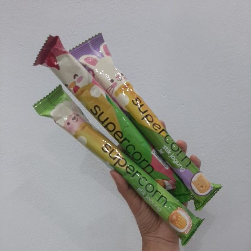 

Supercorn Stik Keju Satuan | Cemilan Anak (Non MSG, Non Pengawet) Varian Keju, Ayam, Jagung