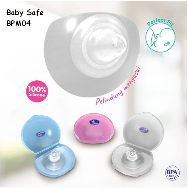 Baby Safe Pelindung Puting Menyusui Breast Nipple Shields BPM04