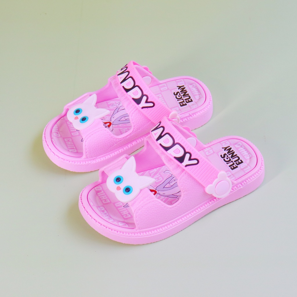 Okaybaby B267 Sandal Slop Anak Laki-laki Perempuan Cewek Motif Karakte Lucu