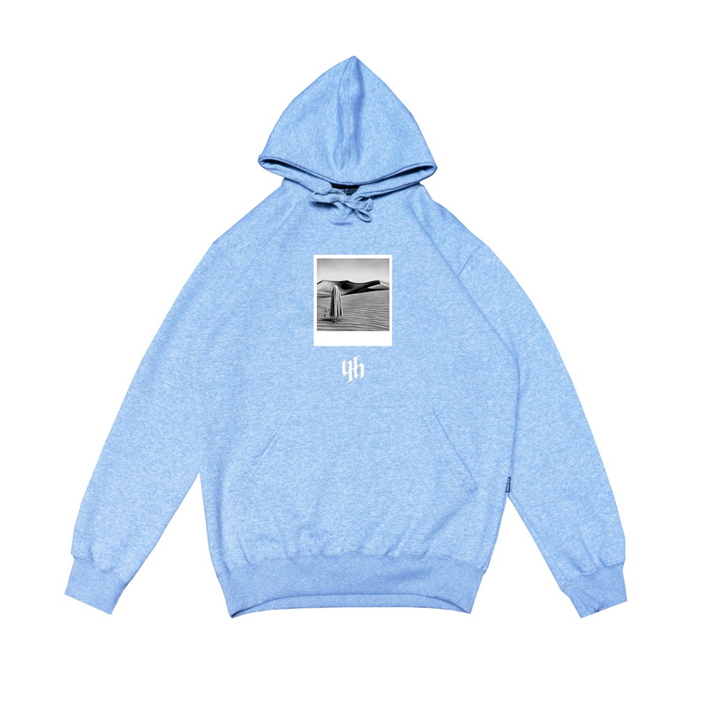 HUSTED LIZED II GREY HOODIE