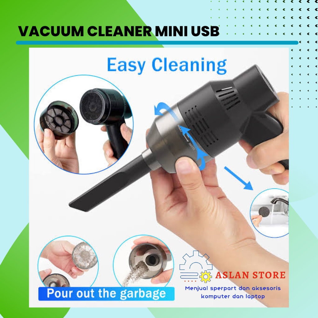 Vacuum Vacum Cleaner Portable USB Mini  multifungsi Computer Dust Blower Duster for Camera Clean Kit