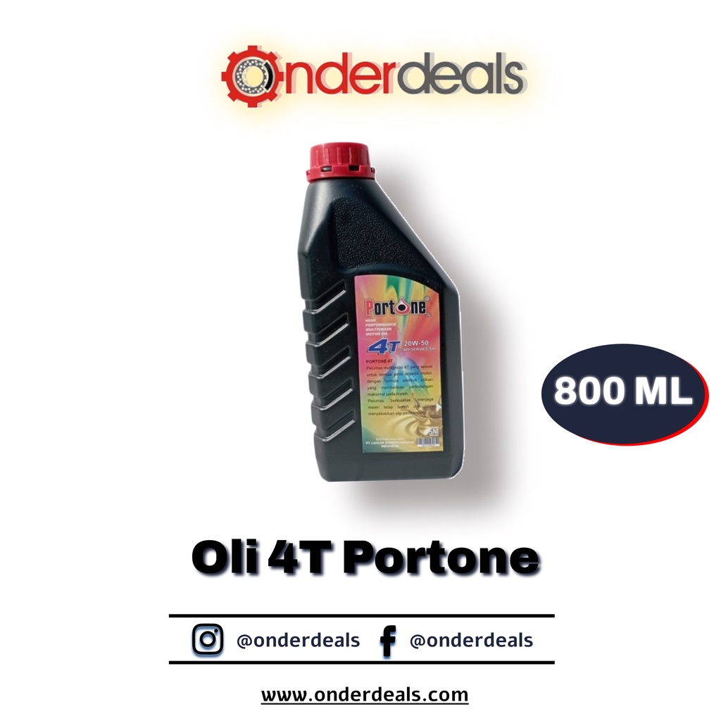 Portone Oli Mesin 4 Tak 800 Ml