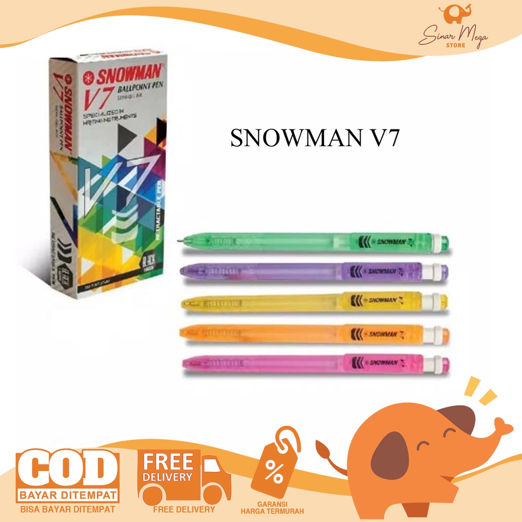 

Snowman Pulpen Pena V7 Unik Murah