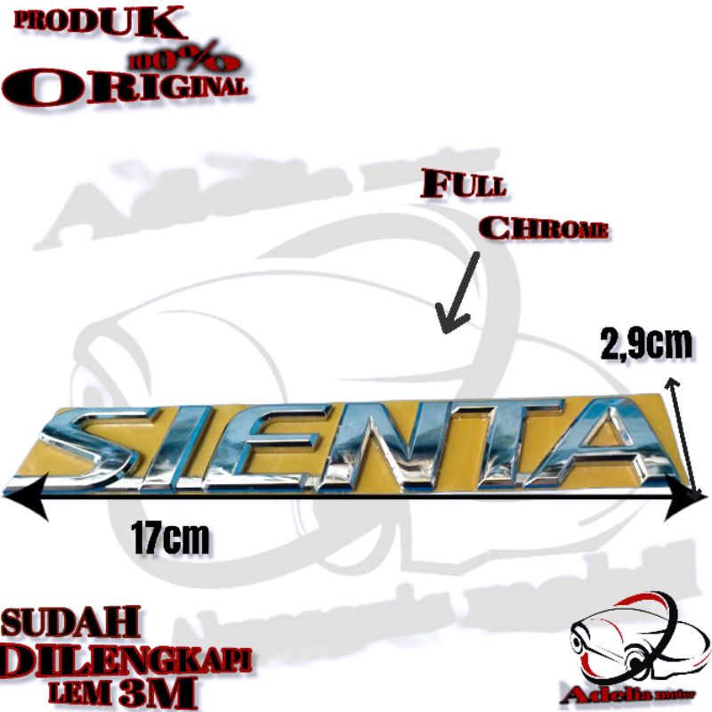 emblem sienta tulisan Sienta lambang sienta logo sienta original