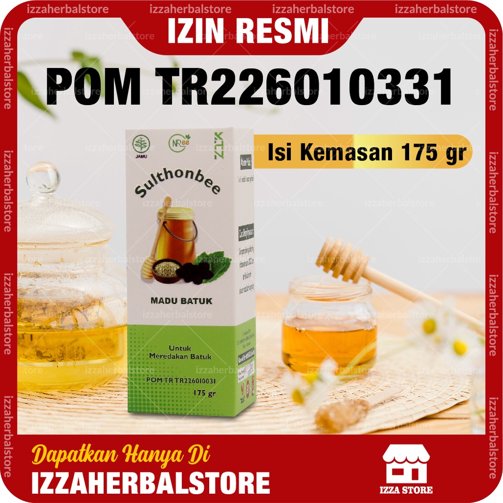Madu Herbal Sulthonbee Membantu Meredakan Batuk Flu Asthma Sinusitis Radang Tenggorokan Ampuh