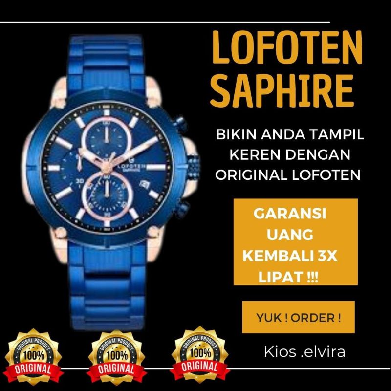 ORIGINAL LOFOTEN JAM TANGAN WATCH LOFOTEN PRIA COWOK SAPPHIRE SAPHIRE ORIGINAL 100% TERBARU