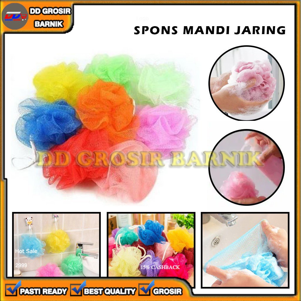 [DGB] SIKAT SPONS BADAN DAKI MANDI SHOWER PUFF BATH SPONGE BUBBLE FOAM