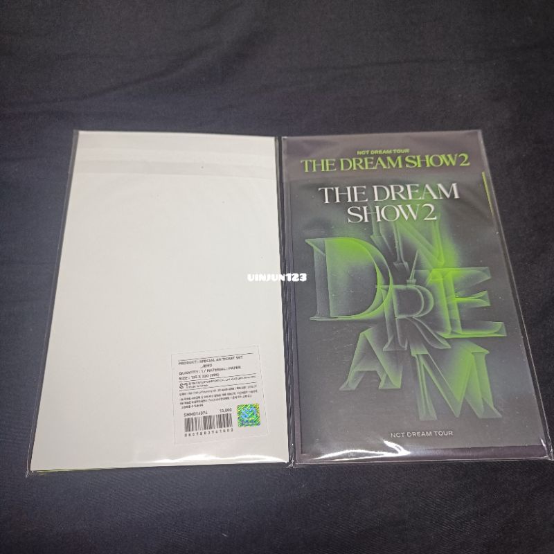 Jeno The Dream Show 2 AR Ticket SEALED