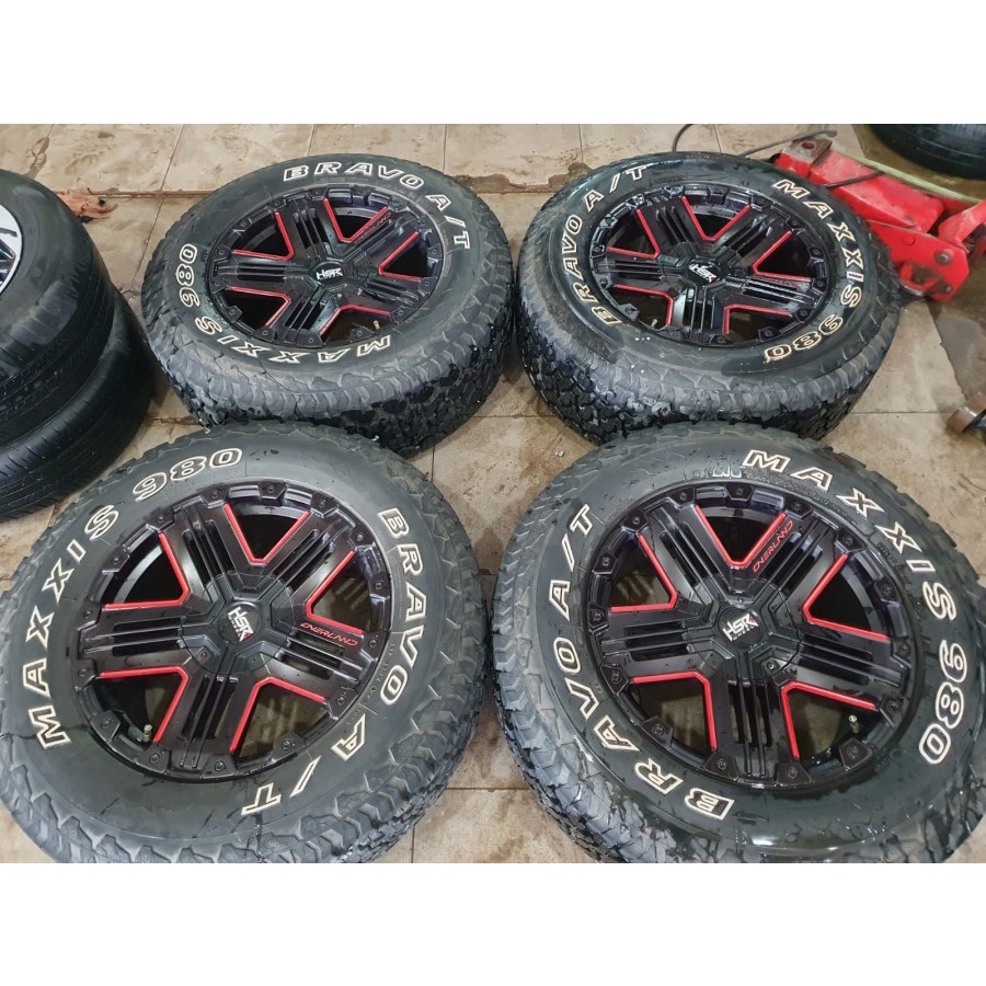 Velg Mobil Seken Ring 18 Baut 6 OVERLAND HSR R18X8,5 6X139,7 ET20 BAN 275 65 R18