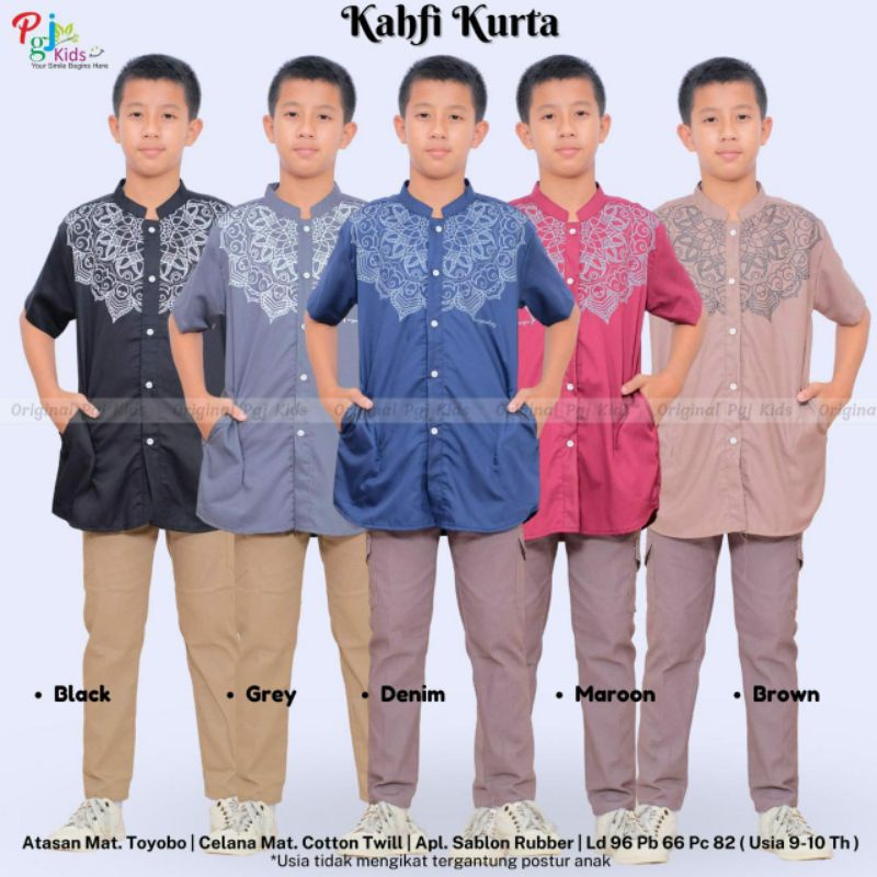 KAHFI KURTA SETELAN KOKO ANAK LAKI-LAKI ORI PGJ KIDS