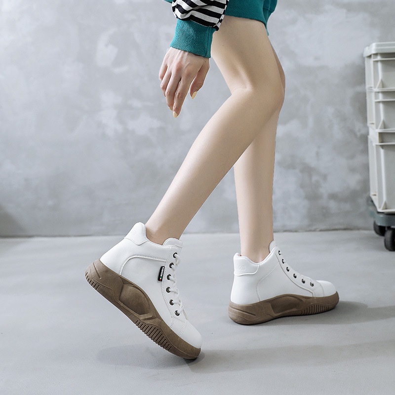 [DREAM] 246 Sepatu Sneakers Boots Wanita Fashion Korea Shoes Casual Karet Premium Terpopuler