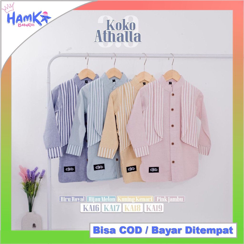 Setelan Baju Koko Bayi Anak Laki Laki Cutekids Athalla 3.0 Muslim Anak 1 2 Tahun 3 4 Tahun 5 Tahun Set Koko Bayi Laki Laki 6 12 Bulan Newborn