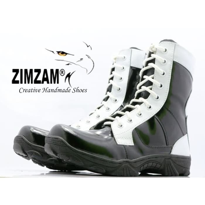 ZIMZAM SEPATU PDL PROVOST PM CIARMY BOOTS SAFETY TNI POLRI SATPAM